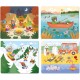 Puzzles progresivo de madera