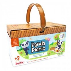 Panda picnic juego de observación
