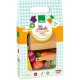 Set frutas y verduras madera para cortar