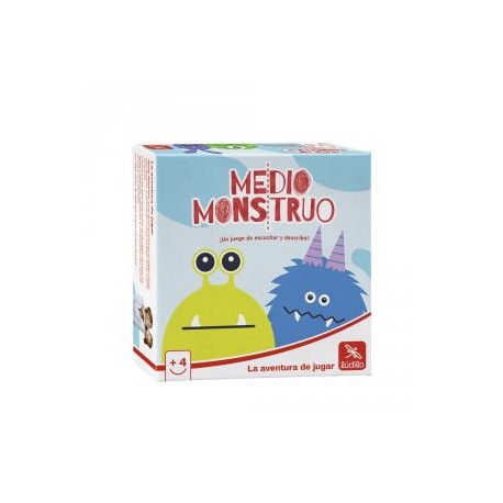 Juego de lógica y vocabulario Medio monstruo