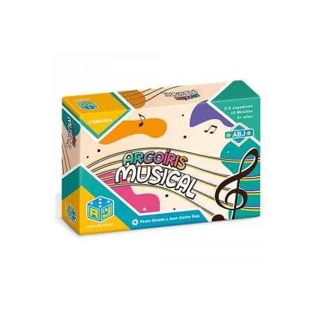 Juego de cartas Arcoíris musical