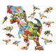 Puzzle madera dinosaurios