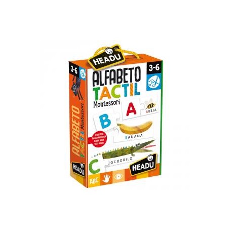 Puzzle alfabeto táctil Montessori